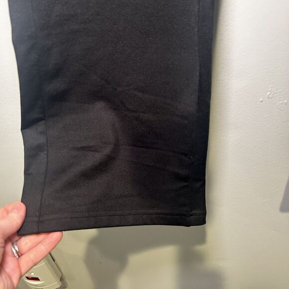 Yogipace Womens Athleisure Yoga Pant Black Stretch Wide Leg M Drawstring Pull On - Picture 4 of 8